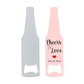 sublimation blank stainless steel white bottle opener